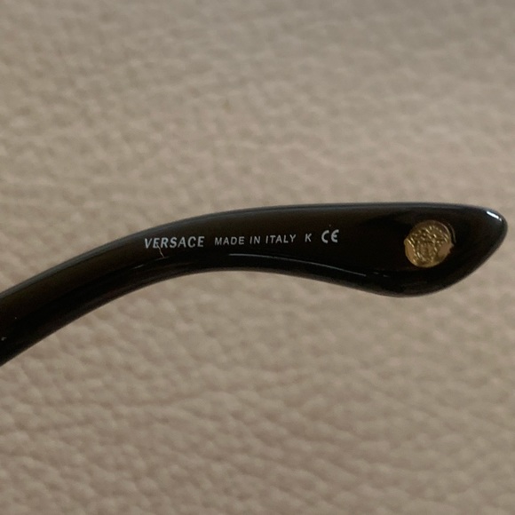Vintage VERSACE SunglassesTimeless Style.Plastic Frame &Versace metallic  accent main image 10